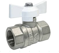 Кран шаровый латунный ГАЛЛОП Станд 230 нк Ду15, Ру40 м/м, бабочка 113164 109-0889