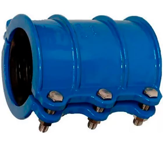 Муфта ремонтная хомутного типа DN.ru GGG50-EPDM-2 Ду100 (Дн107-119) Ру16 двухсоставная D270-16830