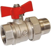 Кран шаровый латунный ГАЛЛОП Станд 232 нк Ду20, Ру40 м/амер, бабочка 107170 109-1217