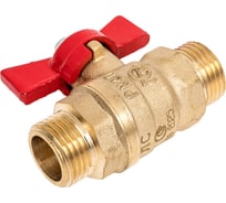 Кран шаровый латунный ГАЛЛОП Станд 233 Ду15, Ру40 р/р, бабочка 107203 109-1216