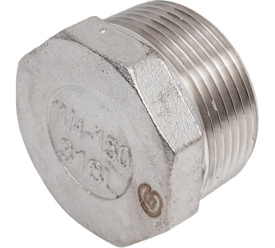 Заглушка Benarmo нержавеющая сталь Ду32 1 1/4 НР 129-2048