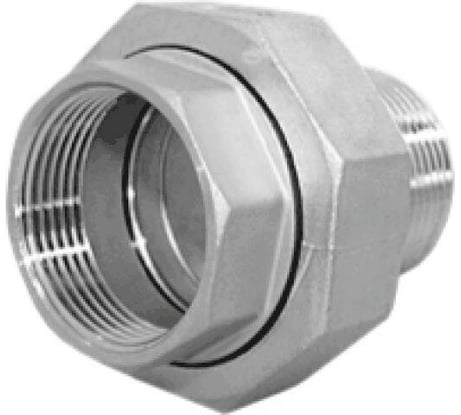 Соединитель Benarmo нержавеющая сталь Ду50 2 ВР/НР 129-2083