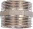 Ниппель прямой LD PRIDE DN40 (1 1/2") НР/НР латунь никель с биркой LD.67.511.40 3