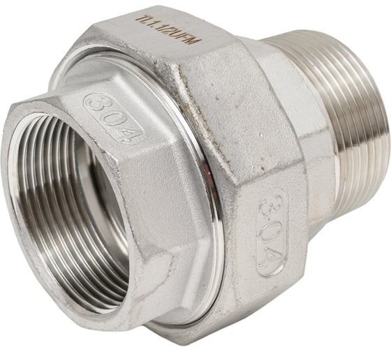 Американка конусная нержавеющая TITAN LOCK AISI304 1-1/2", ВР/НР TL1.1/2UFMC 1