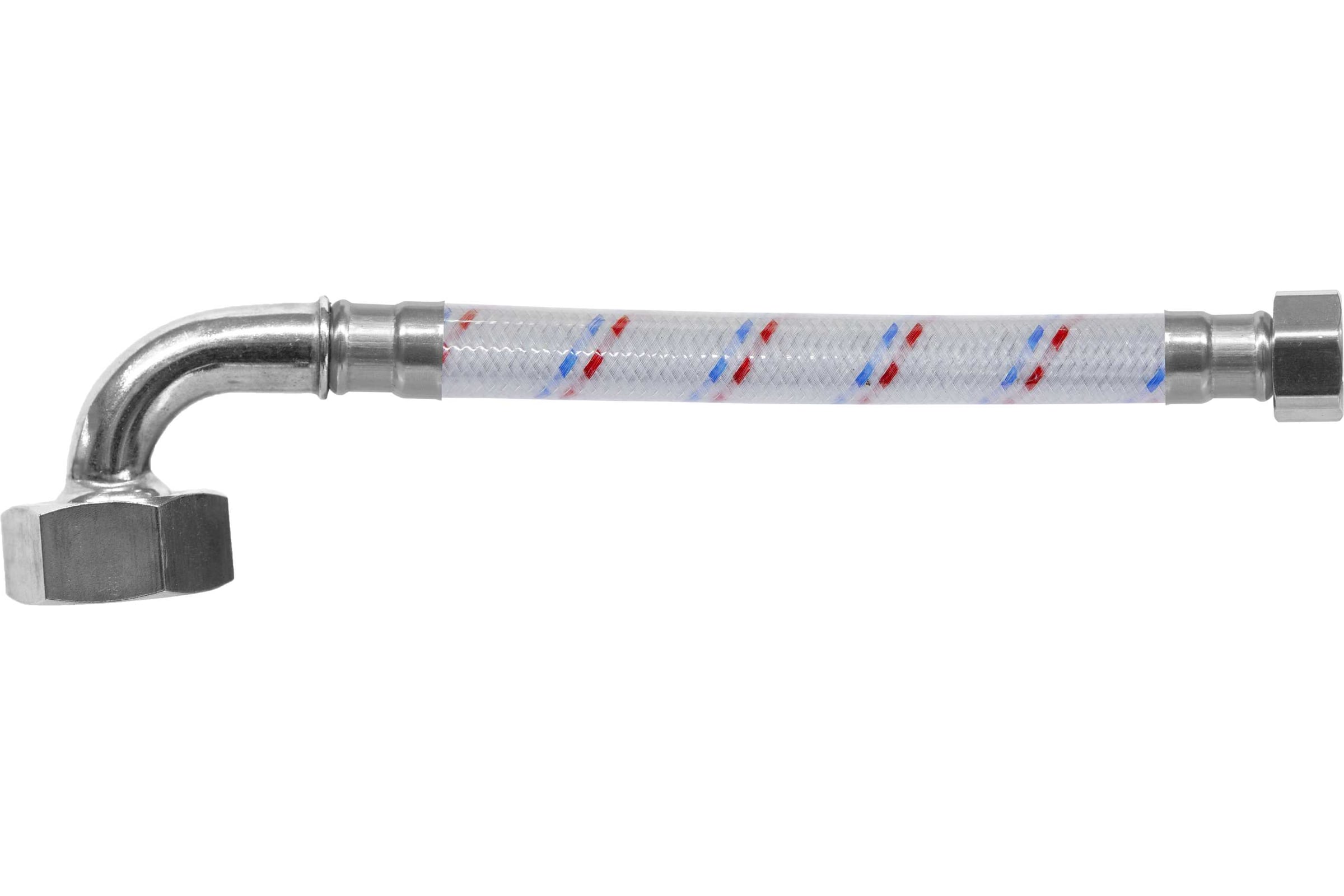 ГибкаяподводкадляводыЦСГИГАНТ17нейлон1/2”Гх1Г-уголL-100см,штукаГП002361