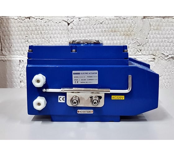 Электропривод для запорной арматуры TECHNO NP300-DF/230V, 300Нм, угол поворота 0-90, с концевыми выключателями, управление открыто/закрыто, напряжение АС220B 300120
