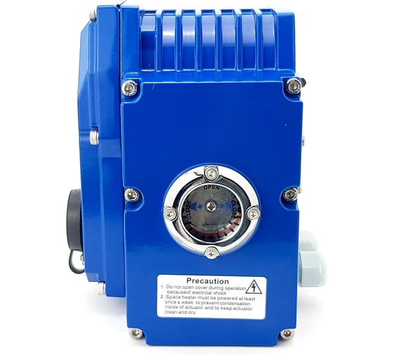 Электропривод для запорной арматуры TECHNO NP100-DF/24V, 100Нм, угол поворота 0-90, с концевыми выключателями, управление открыто/закрыто, напряжение DC24В 100110