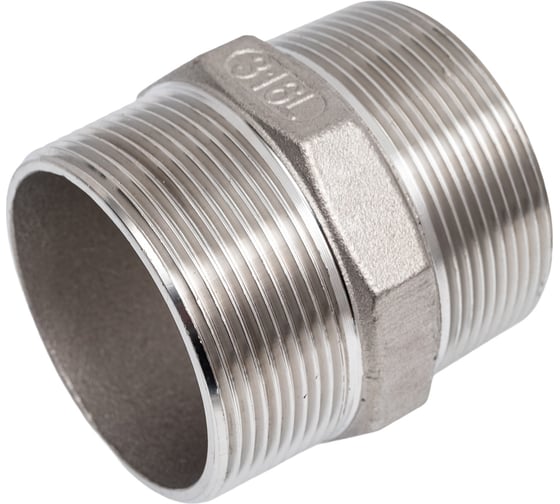 Ниппель нержавеющая сталь Benarmo Ду50 2 НР 129-2023