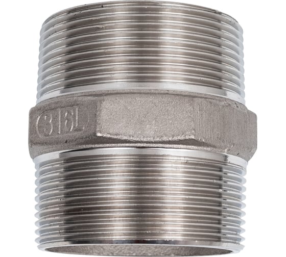 Ниппель нержавеющая сталь Benarmo Ду50 2 НР 129-2023