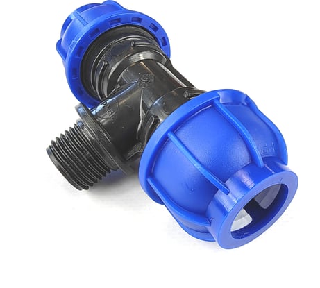 Тройник BOUTTE ПНД переходной 20 - НР1/2" - 20 9273842