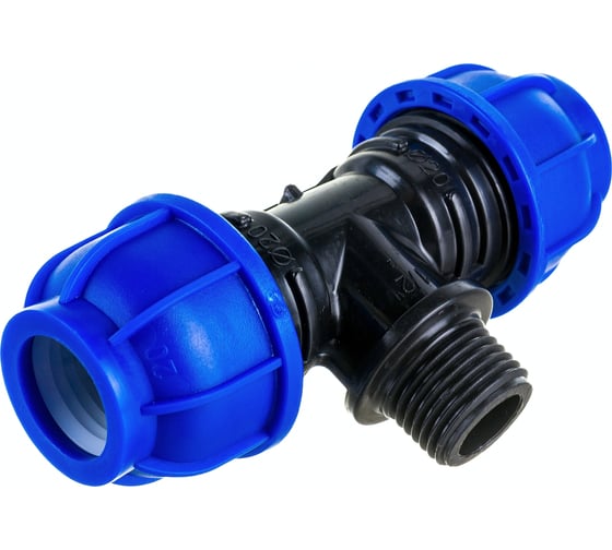 Тройник BOUTTE ПНД переходной 20 - НР1/2" - 20 9273842