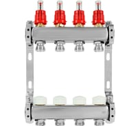 Коллекторная группа COLSYS 804 4 выхода, с расходомерами и термостатическими клапанами 180422504