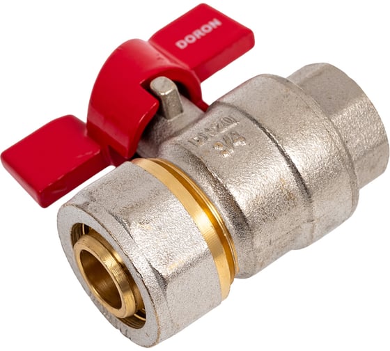 Кран шаровой для металлопластика DORON 20x1/2" ц/г 017971