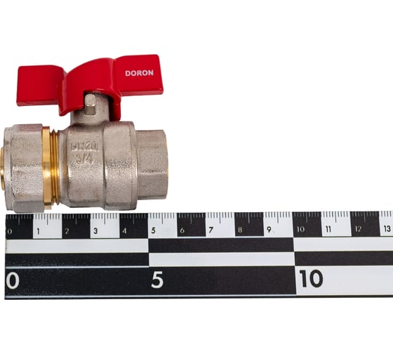 Кран шаровой для металлопластика DORON 20x1/2" ц/г 017971