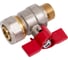 Кран шаровой для металлопластика DORON 20x1/2" ц/ш 017972 2