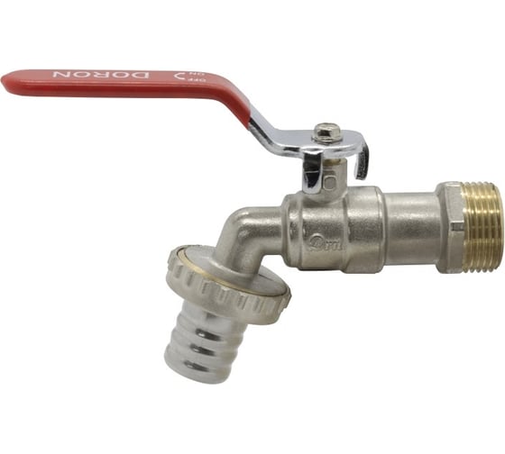 Кран шаровой с носиком DORON 3/4" нар.рез. 8437