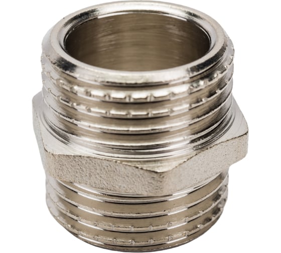 Ниппель AQUALINK 1/2х1/2 нар-нар (Цена за упаковку 10 шт.)  арт. 2524