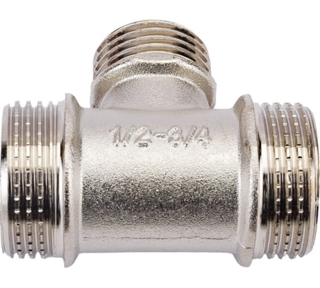 Тройник AQUALINK 3/4х1/2х3/4 нар-нар-нар (Цена за упаковку 10 шт.)  арт. 4517