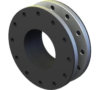 Резиновый фланцевый компенсатор СИБРЕЗИНОТЕХНИКА Резинокордная компенсационная вставка Ду-250 (L 130) EPDM Ру-10 4687205852120