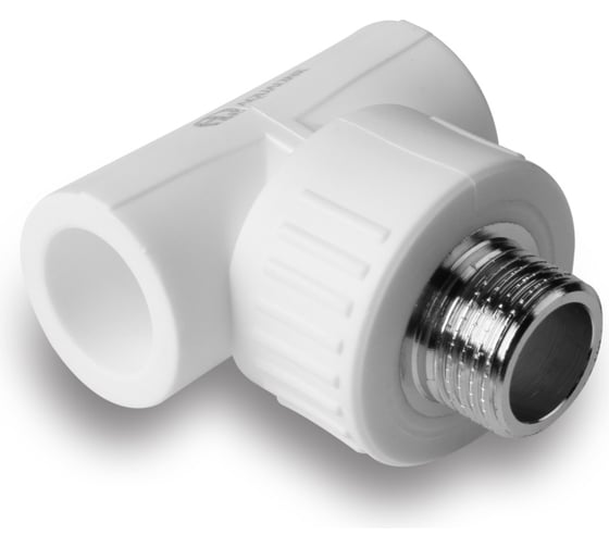 Комбинированный тройник AQUALINK ПП, 20х3/4 нар (Цена за упаковку 10 шт.)  арт. 3567 1