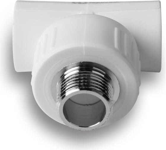 Комбинированный тройник AQUALINK ПП, 20х1/2 нар (Цена за упаковку 10 шт.)  арт. 3566