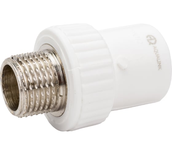 Муфта AQUALINK  ПП комбинированная 20X1/2 нар 03585