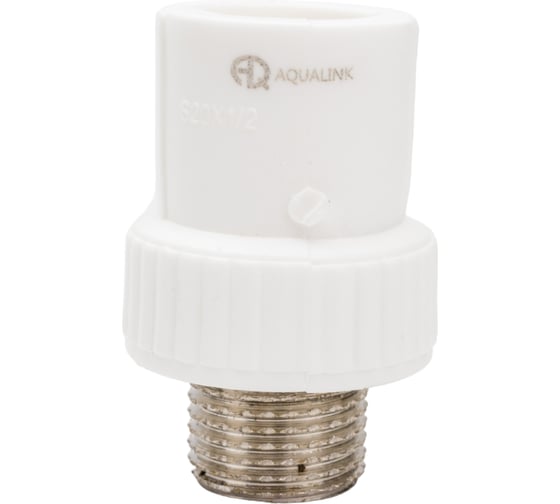 Муфта AQUALINK  ПП комбинированная 20X1/2 нар 03585