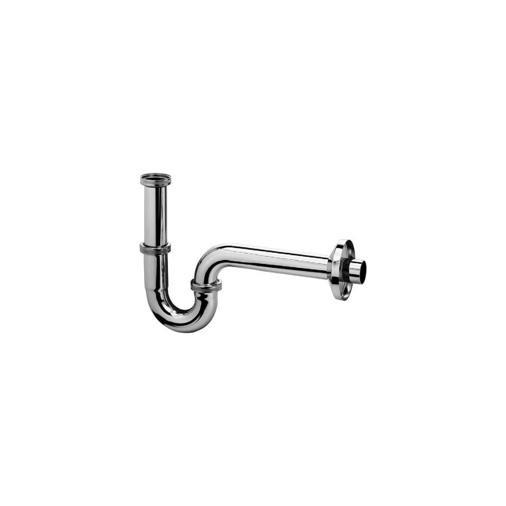 Сифон для раковины Kludi трубчатый, металлический, цвет хром KL1026505 ...