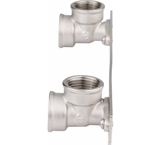Уголки на планке для смесителя AQUALINK 1/2 x1/2 - 2 вн-вн 04510