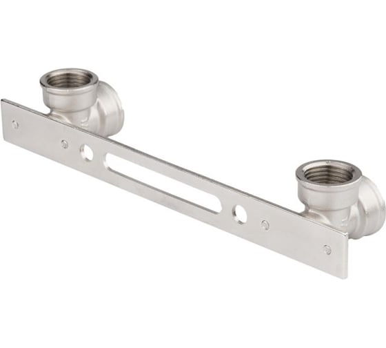 Уголки на планке для смесителя AQUALINK 1/2 x1/2 - 2 вн-вн 04510