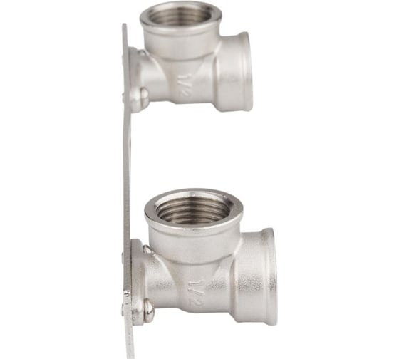 Уголки на планке для смесителя AQUALINK 1/2 x1/2 - 2 вн-вн 04510