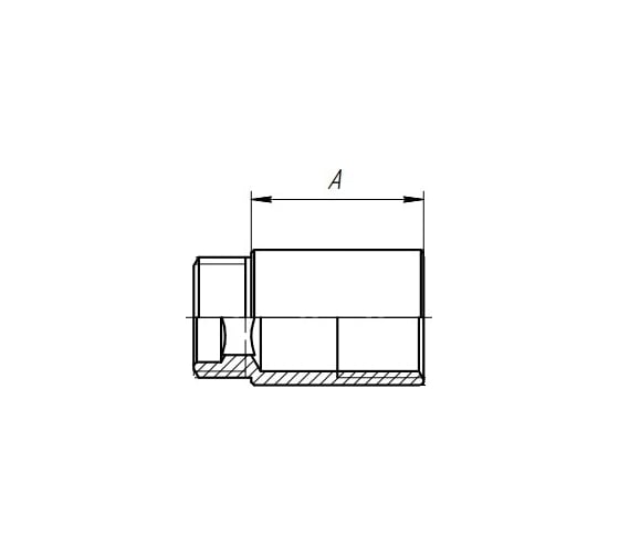 Удлинитель AQUALINK вн-нар 1/2" -30 мм 10 шт. 02406