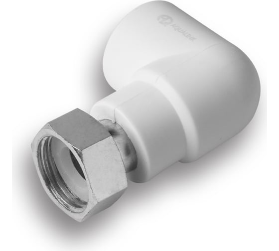 Уголок AQUALINK ПП с накидной гайкой 20х1/2 (Цена за упаковку 10 шт.)  арт. 3598