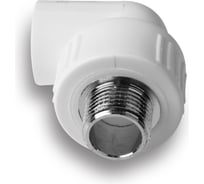 Уголок AQUALINK ПП комбинированный 25х1/2 нар (Цена за упаковку 10 шт.)  арт. 3556