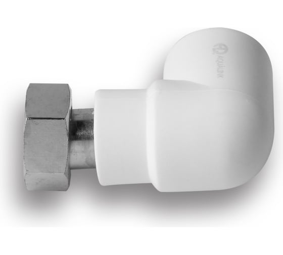Уголок AQUALINK ПП с накидной гайкой 25х3/4 10 шт. 03600
