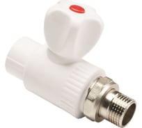 Шаровой кран для радиатора AQUALINK ПП прямой 25х1/2 5 шт. 03639