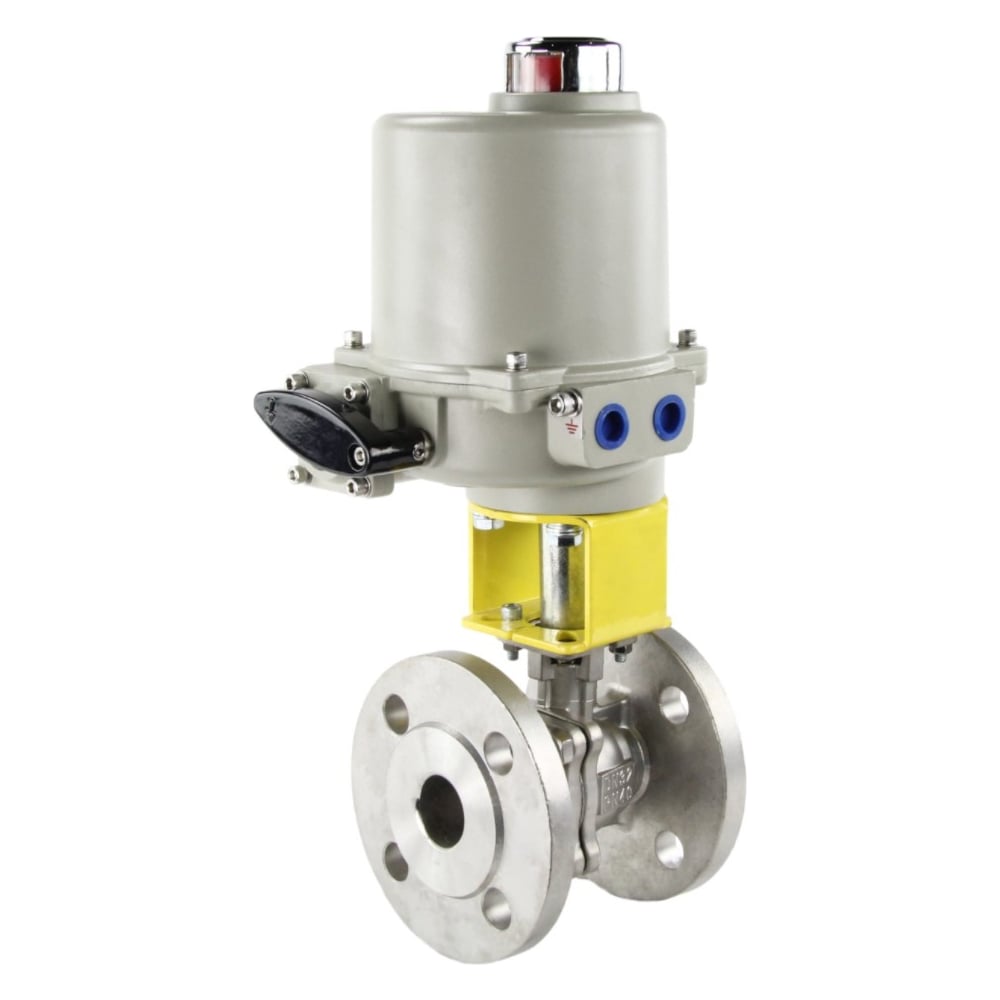 Шаровой кран DN.ruкшфп.316.200 ду65 ру16 электропривод гз-оф-110/11м ...