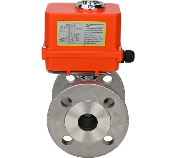 Шаровой кран DN.ru КШФП.316.200 Ду20 Ру40 с электроприводом QT-003-MINI 220В D160-02009