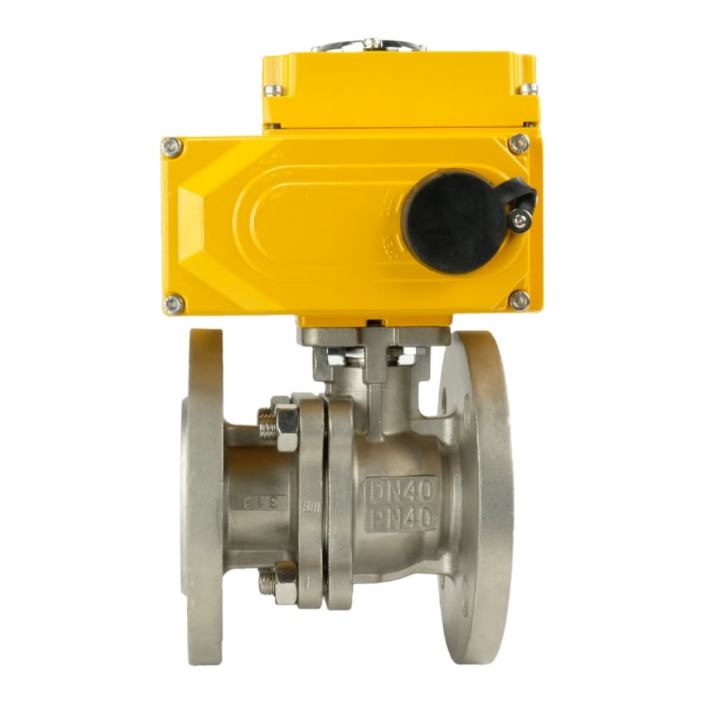 Шаровой кран DN.ru -КШФП.316.200 Ду65 Ру16 электропривод 380В D160 ...