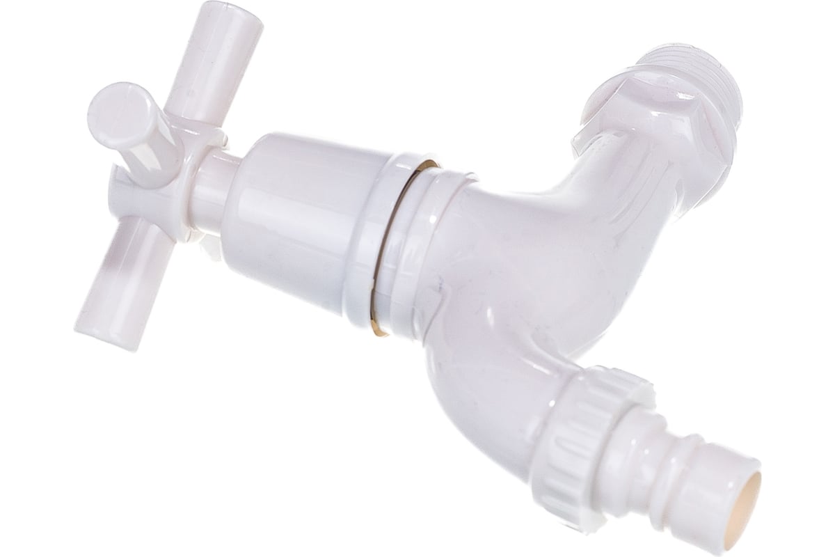 Водоразборный кран Terma пластиковый, белый 66452 - выгодная цена ...