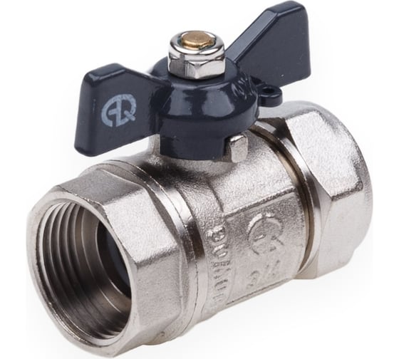Шаровой кран для МП труб AQUALINK вн 1/2x20 B бабочка 1165
