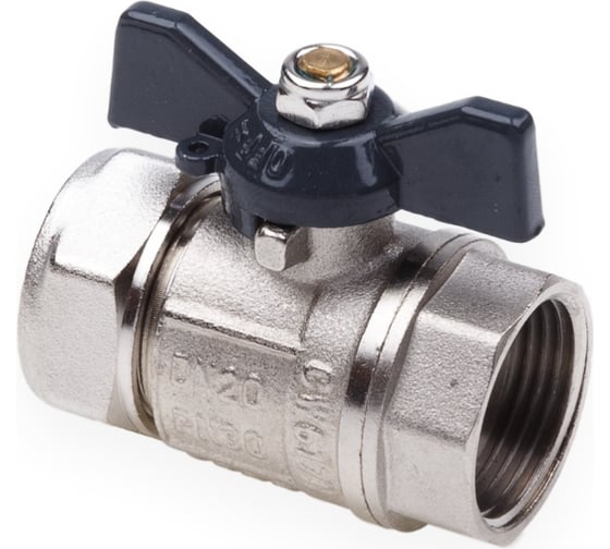 Шаровой кран для МП труб AQUALINK вн 1/2x20 B бабочка 1165
