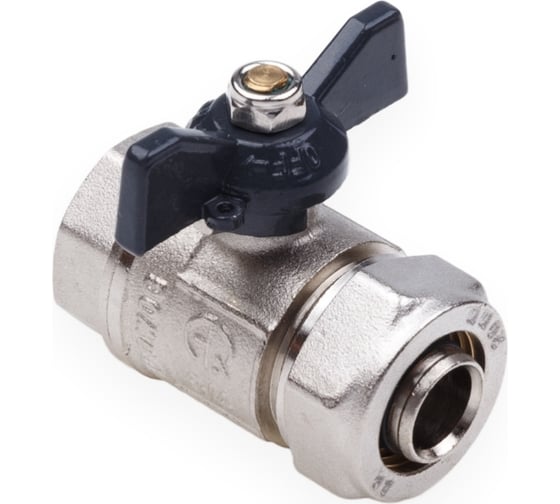Шаровой кран для МП труб AQUALINK вн 1/2x20 B бабочка 1165