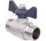 Кран шаровой AQUALINK нар-нар 1/2 B бабочка 2336 02336 1