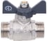 Кран шаровой AQUALINK нар-нар 1/2 B бабочка 2336 02336 3