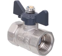 Кран шаровой AQUALINK вн-вн 1 B бабочка 1157 01157