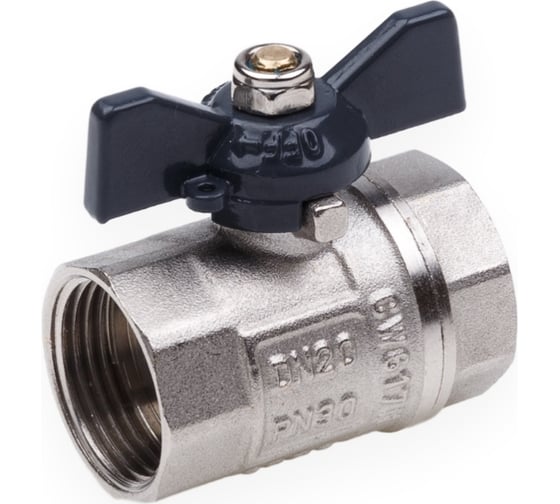 Шаровой кран AQUALINK вн-вн 3/4 B бабочка 1156
