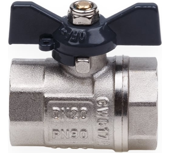 Шаровой кран AQUALINK вн-вн 3/4 B бабочка 1156