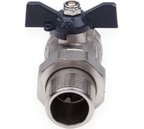 Шаровой кран со сгоном AQUALINK вн-нар 1 U B бабочка 1462