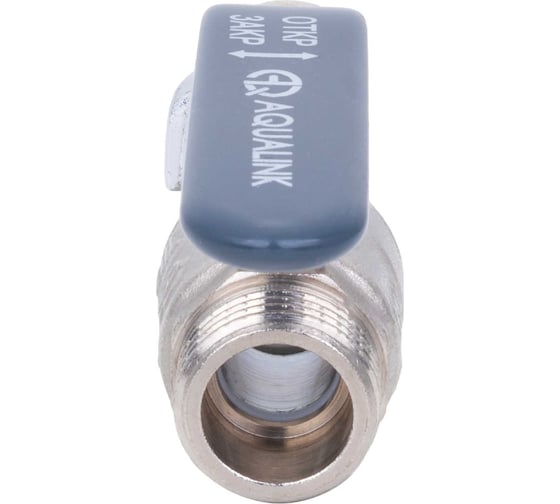 Шаровой кран AQUALINK нар-нар 1 ручка 2429